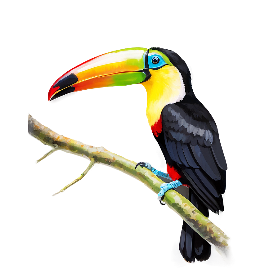 Toucan With Colorful Background Png 75 PNG