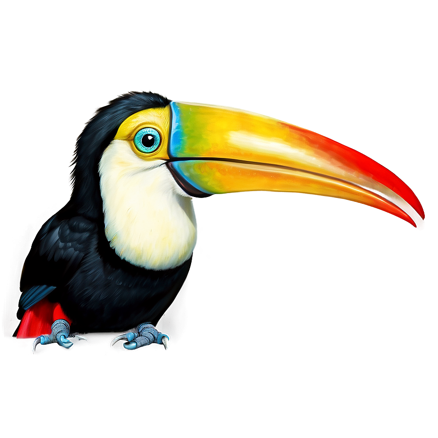 Toucan With Open Beak Png Jre PNG