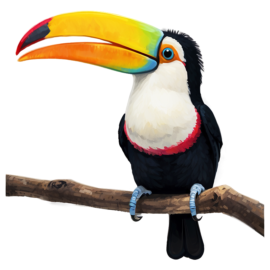 Toucan With Vibrant Plumage Png 06112024 PNG
