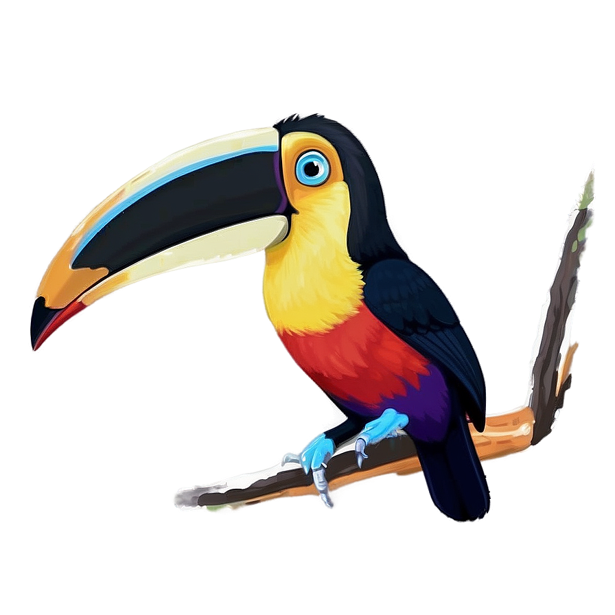 Toucan With Vibrant Plumage Png 06112024 PNG