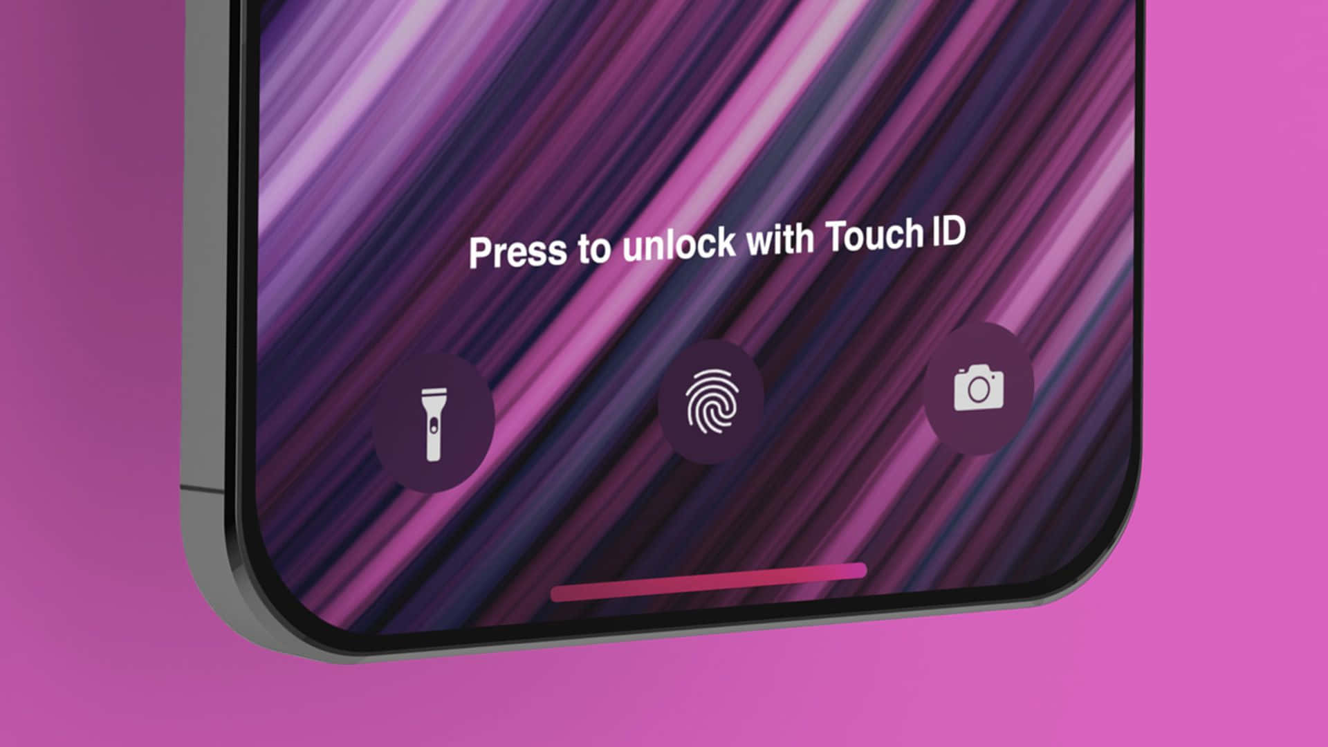 Secure your data and protect your privacy with Touch ID Wallpaper