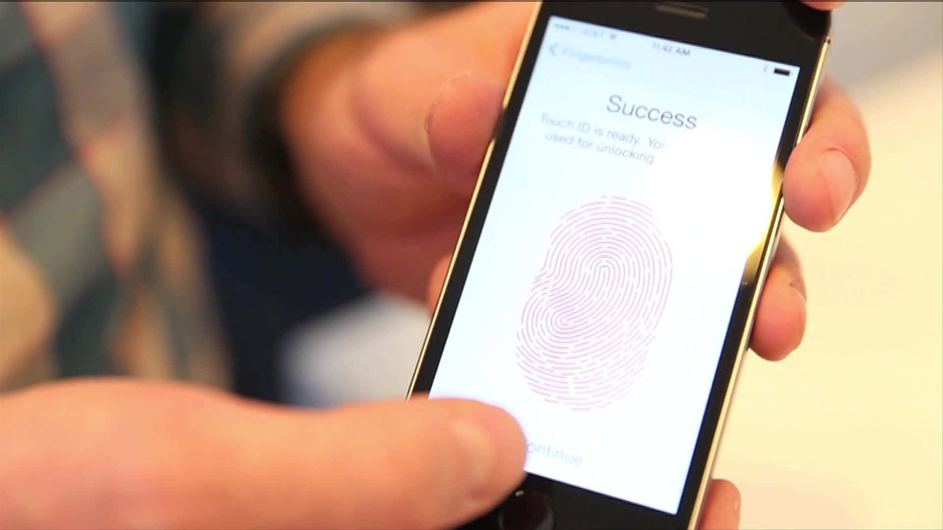 Touch ID: Unlocking Devices with a Single Tap Wallpaper