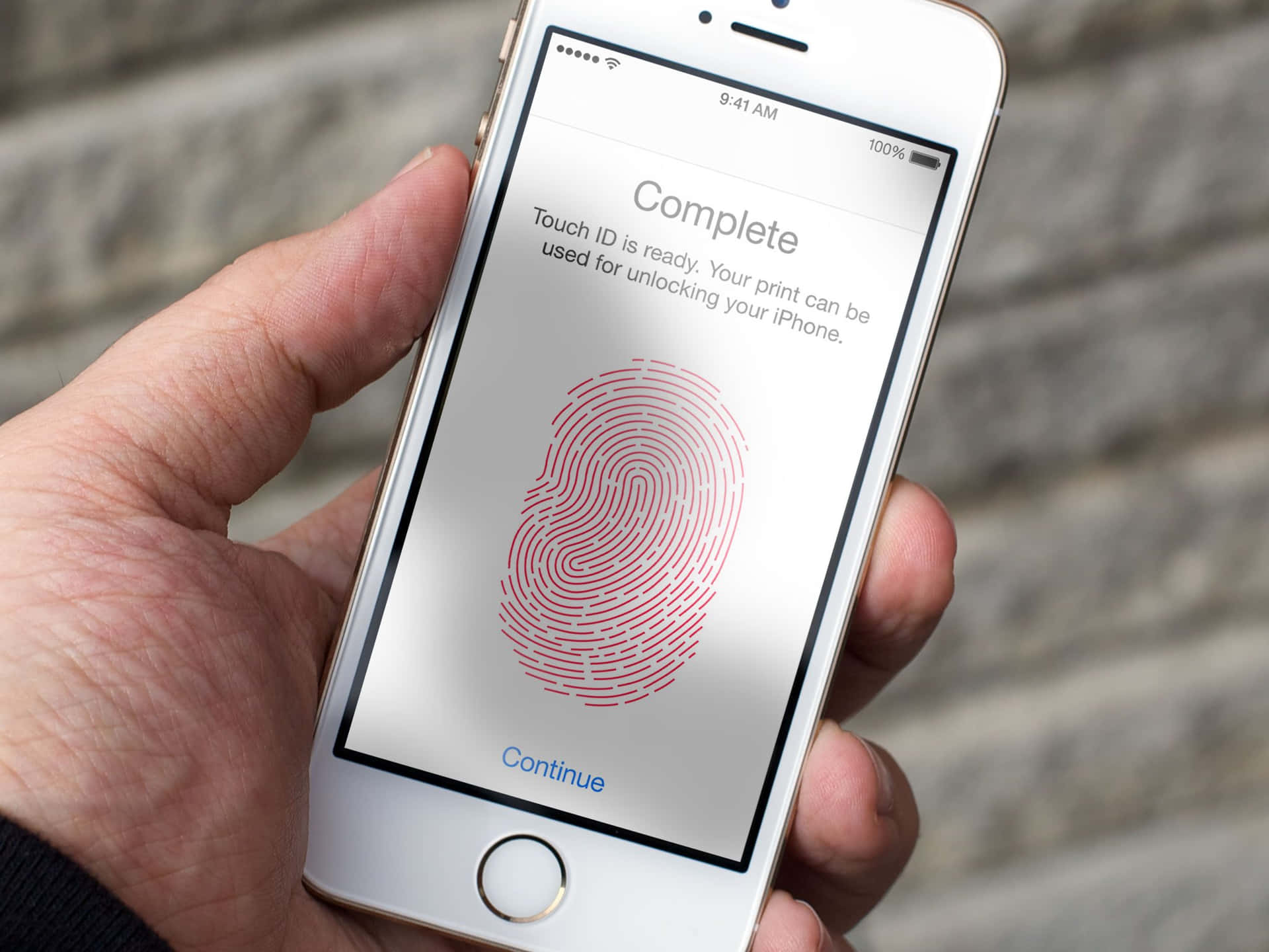 Touch ID security is the easiest way to unlock your device Wallpaper