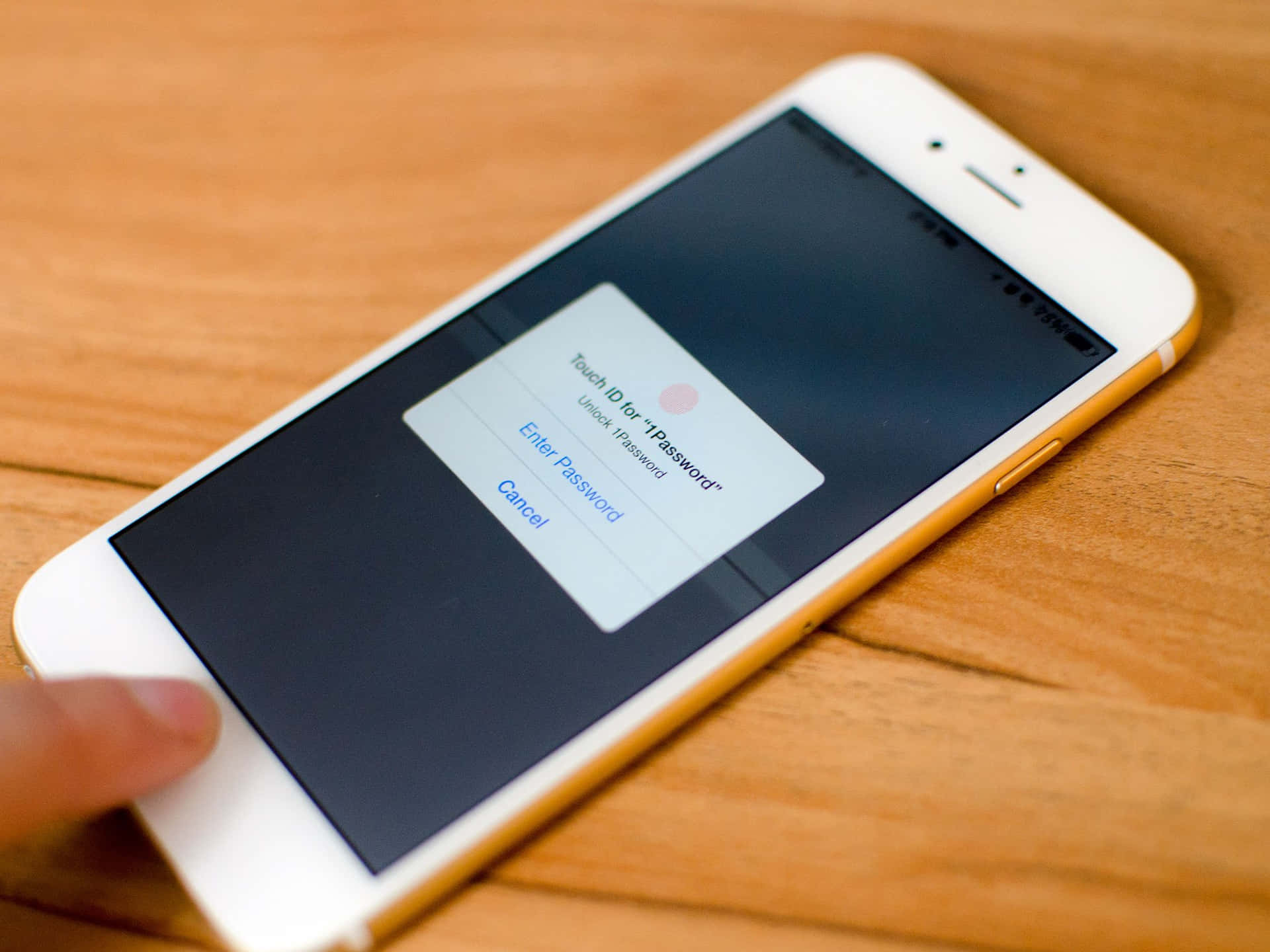 Secure Easy Login with Touch ID Wallpaper