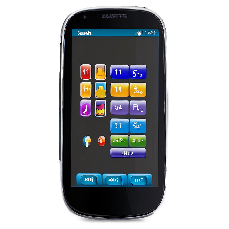 Touch Screen Phone Png Vqh PNG