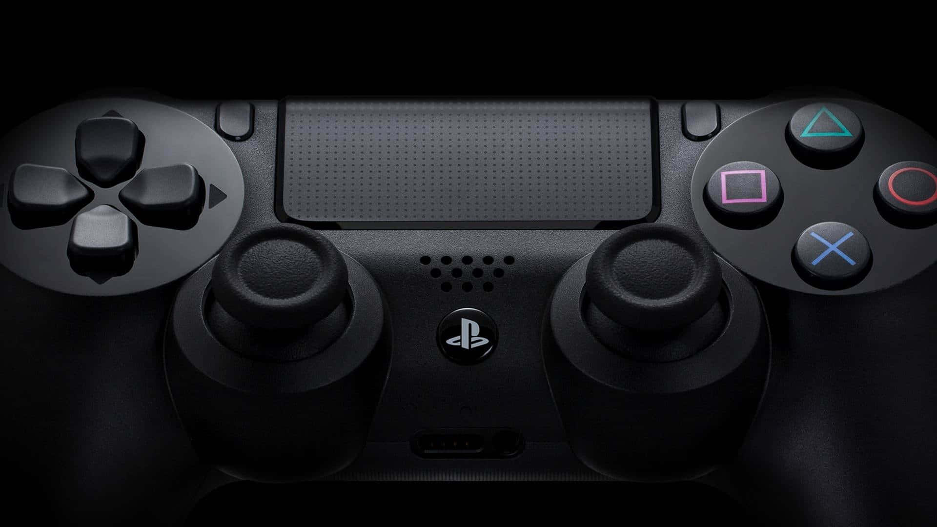 Touch-sensitive Front Of Ps4 Remote Gamepad Wallpaper