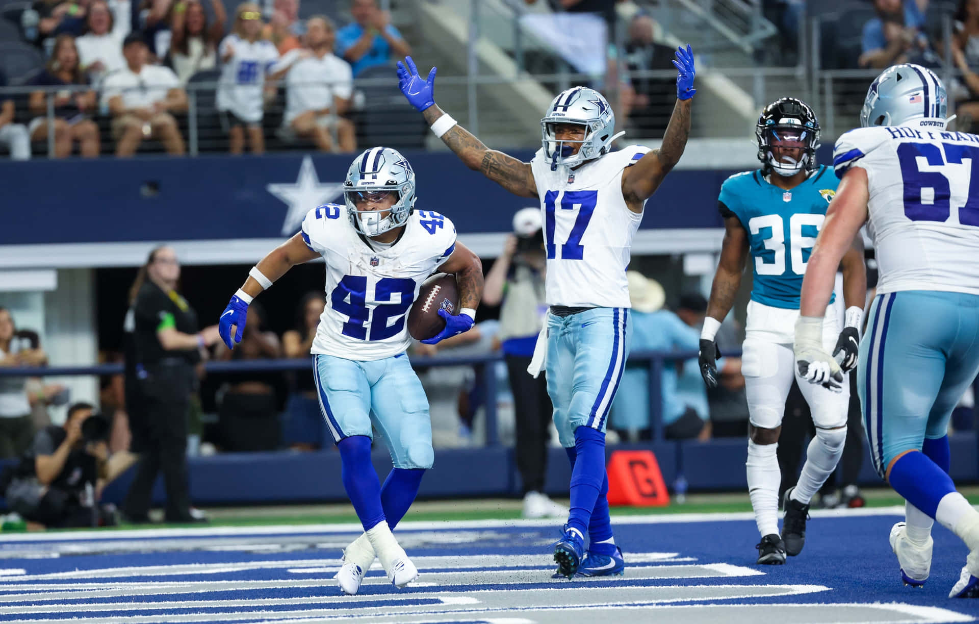 Touchdown Celebration Dallas Cowboys Wallpaper