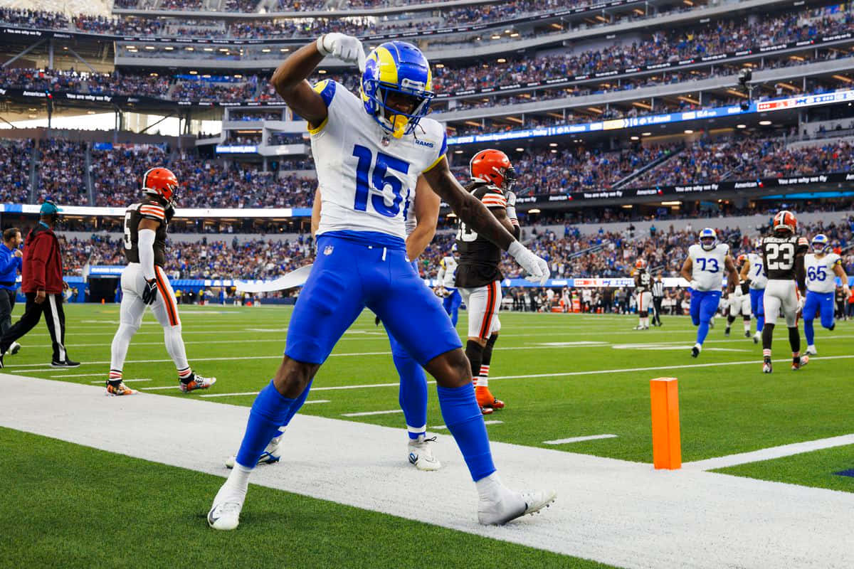 Célébration De Touchdown Du Joueur De Football 15 Fond d'écran