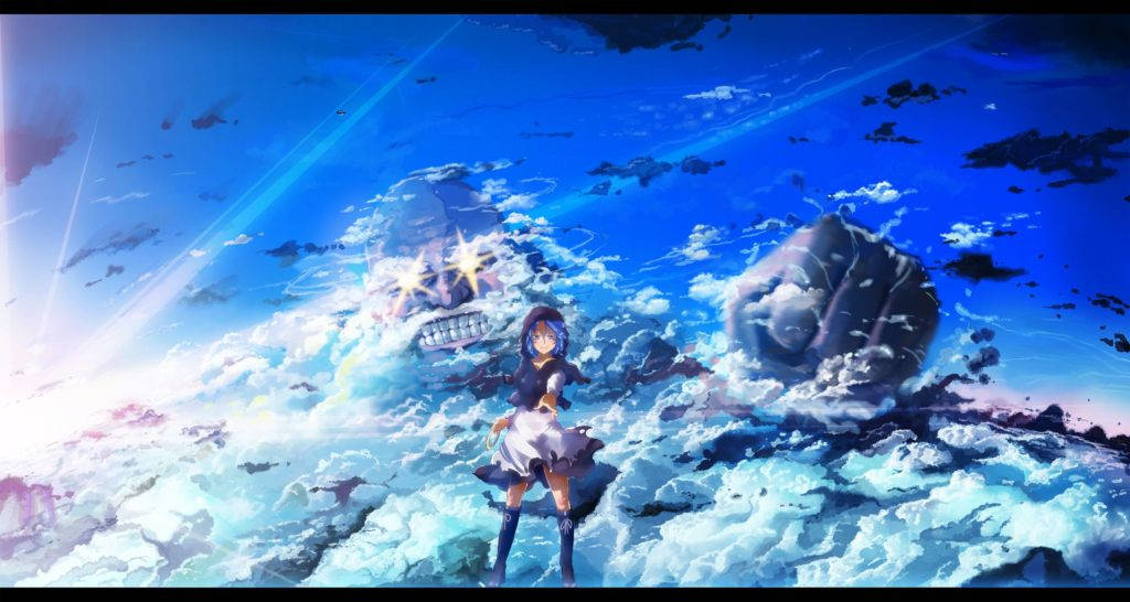 Touhou Anime Cloud And Sky Wallpaper