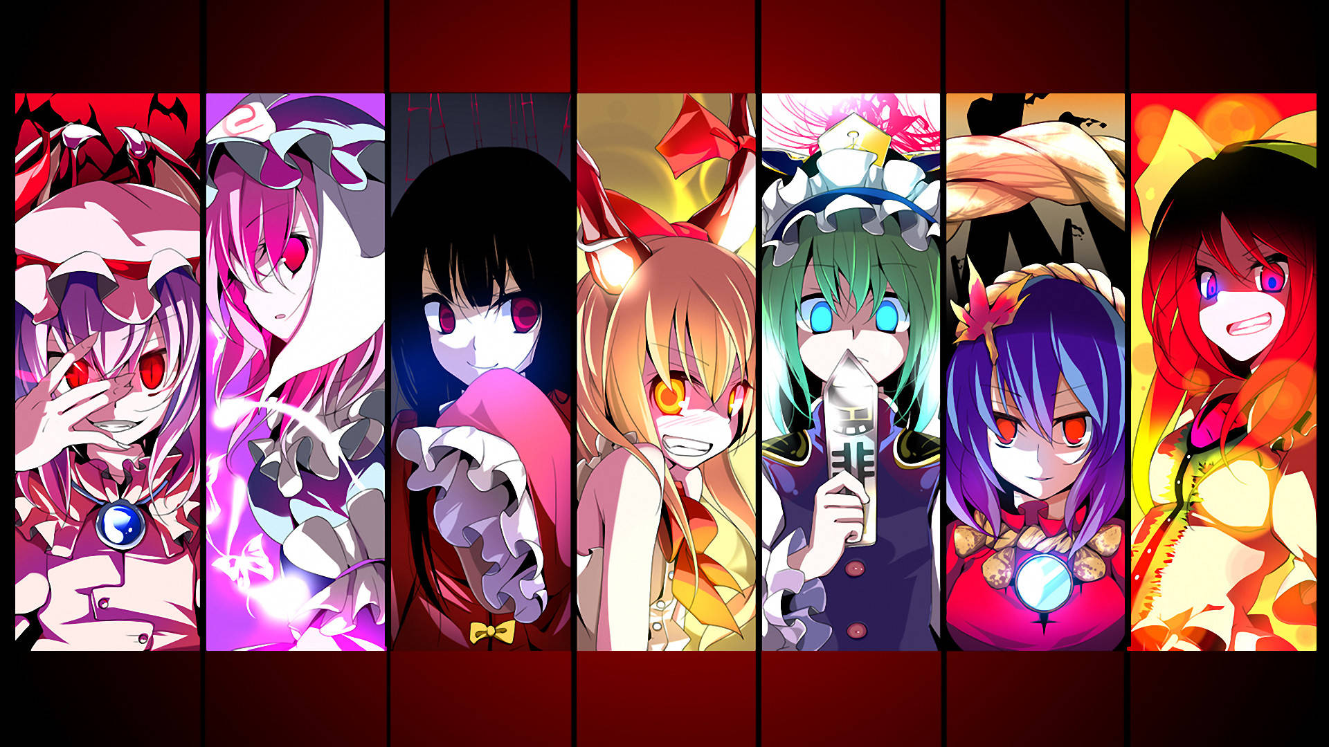 Touhouproject Anime Mädchen Wallpaper