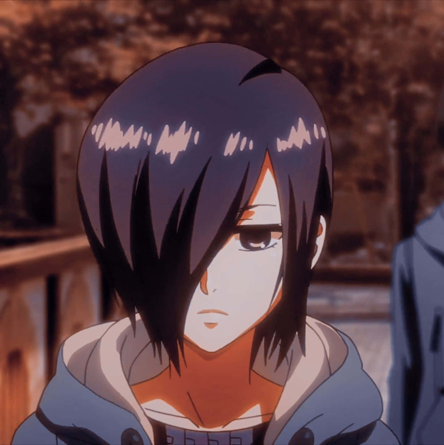 Beauty and strength come together in Touka Kirishima" Wallpaper