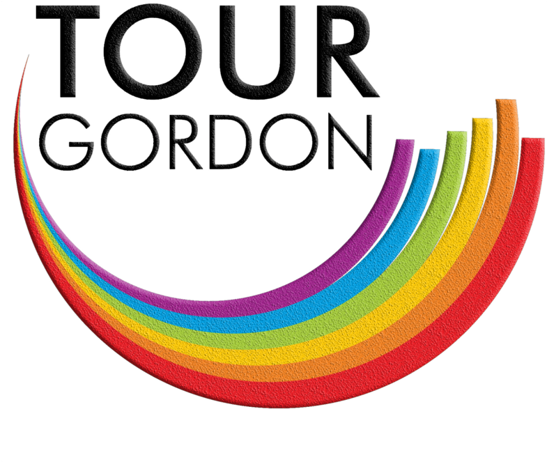 Tour Gordon Colorful Rainbow Logo PNG