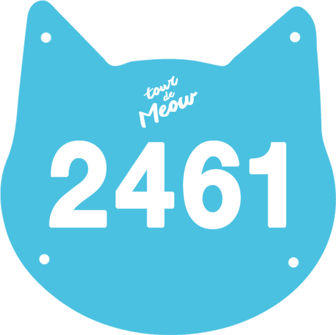 Tourde Meow Bib Number2461 PNG