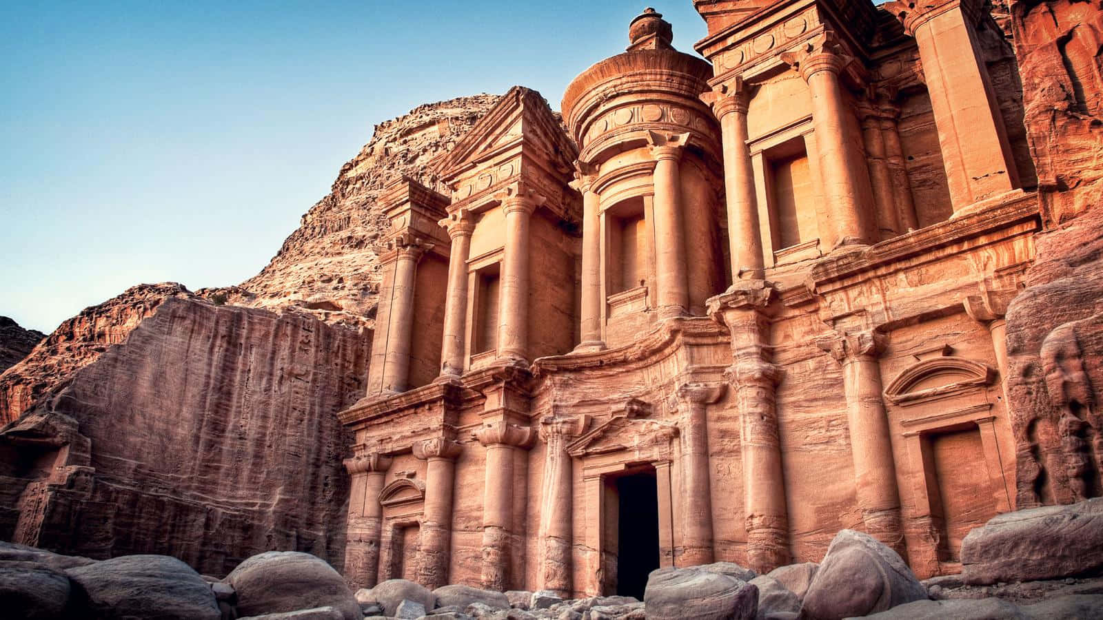 Tourist Attraction Petra In Jordan Picture