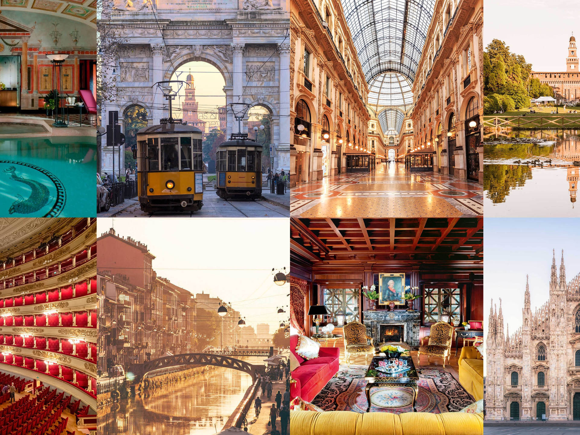 Tourist Attractions In Milan Wallpaper