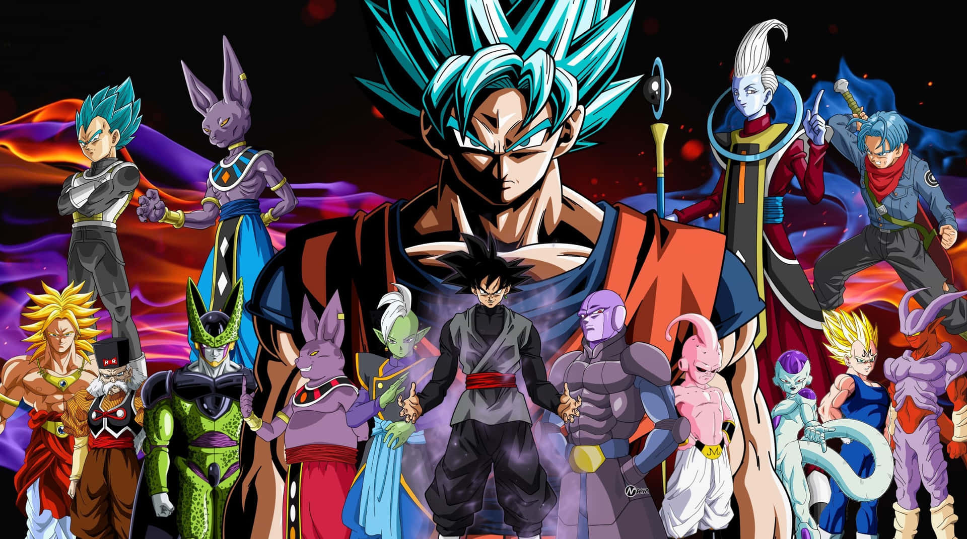 Power struggle for the fate of the world in Tournament Of Power Wallpaper