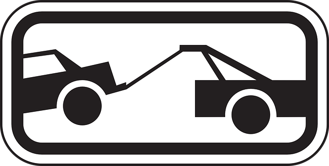 Tow Away Zone Sign PNG