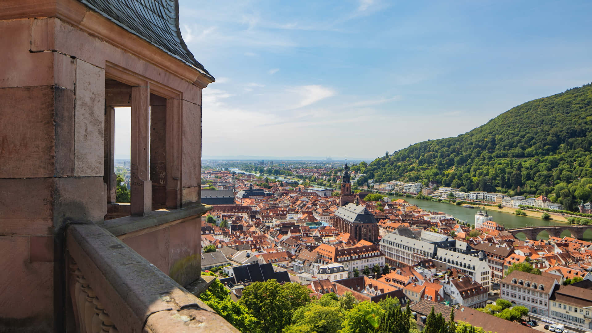 Tower At Heidelberg Castle Wallpaper