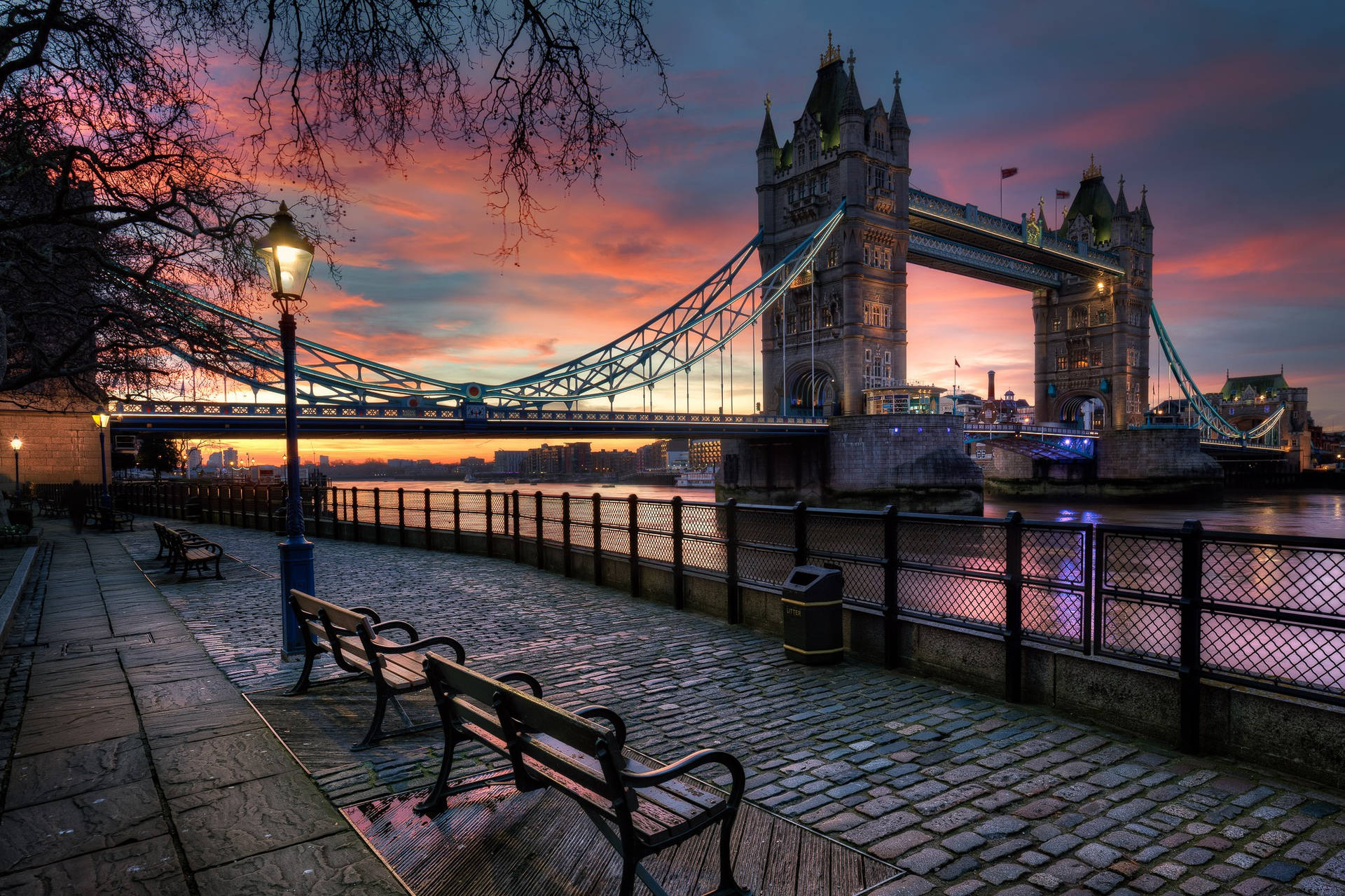 Tower Bridge Sunset England Picture