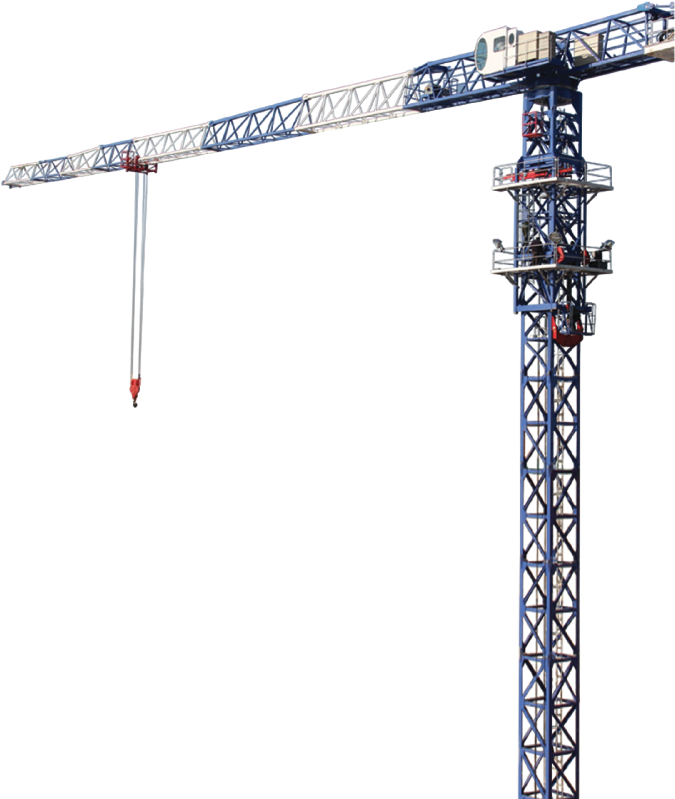 Tower Crane Against Sky PNG