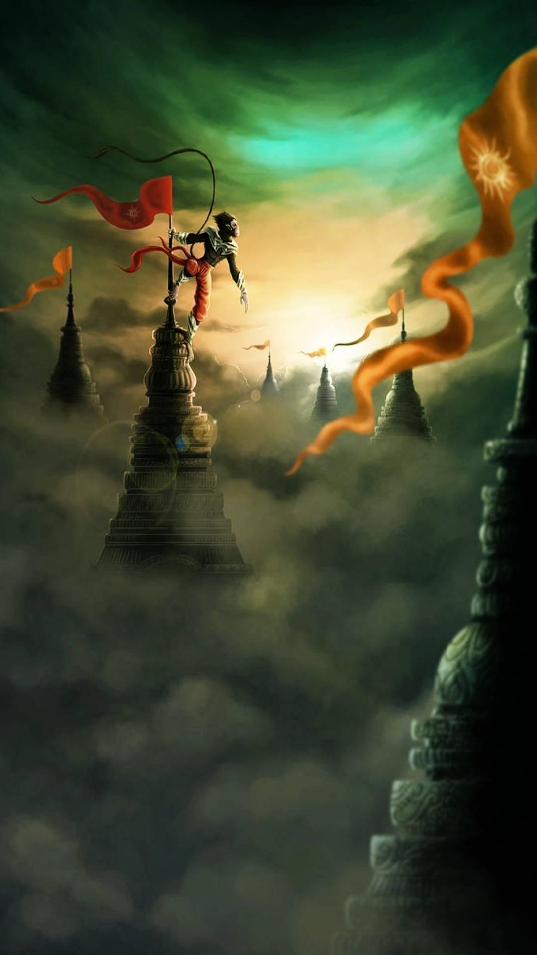 Tower Hanuman Art