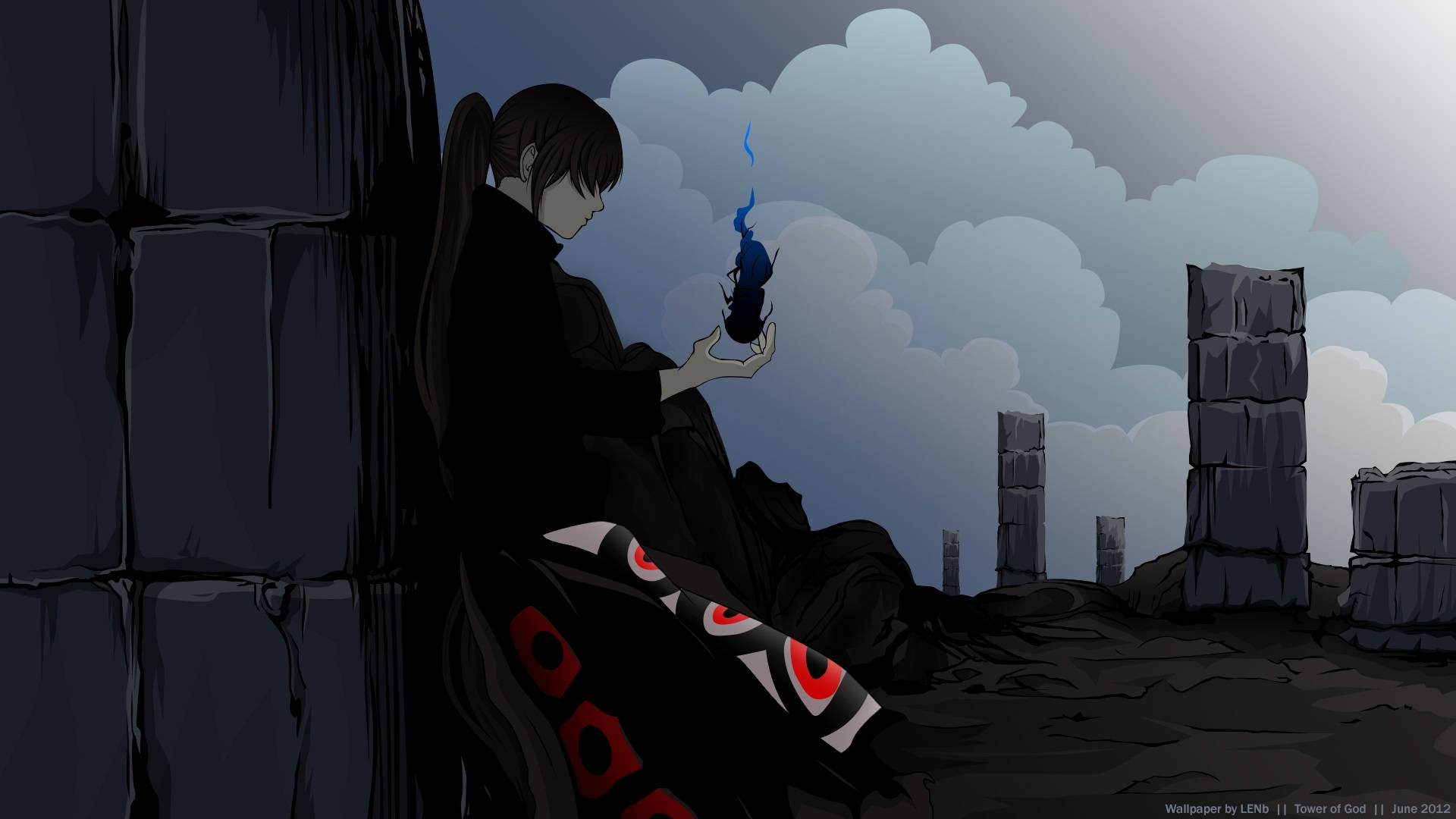 Tower Of God Bam With Shinso Wallpaper
