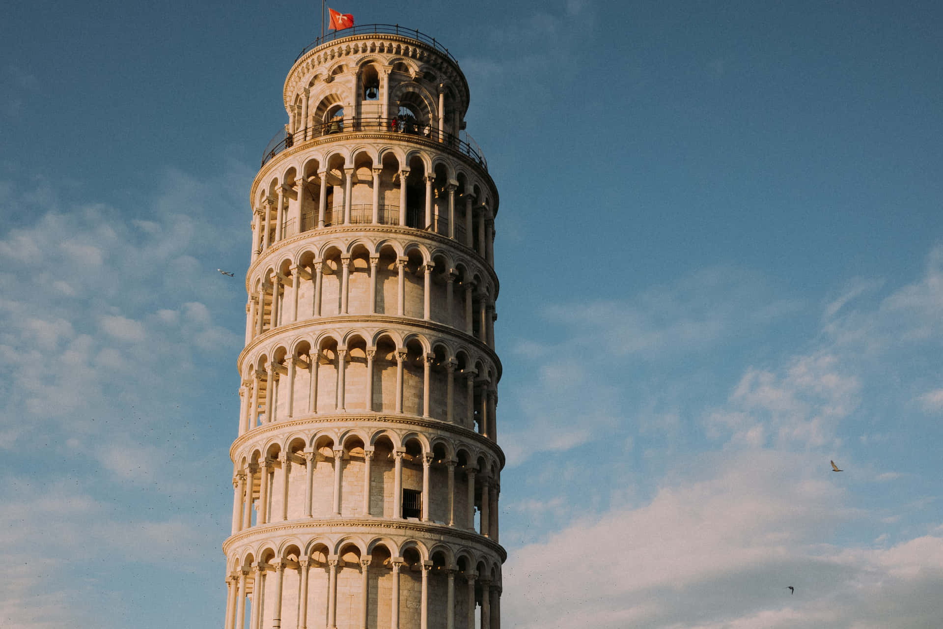 Tower Of Pisa During Summer Wallpaper