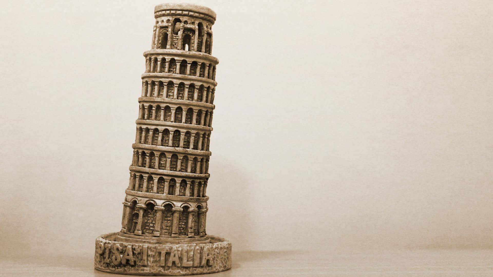 Réplicade La Torre De Pisa. Fondo de pantalla