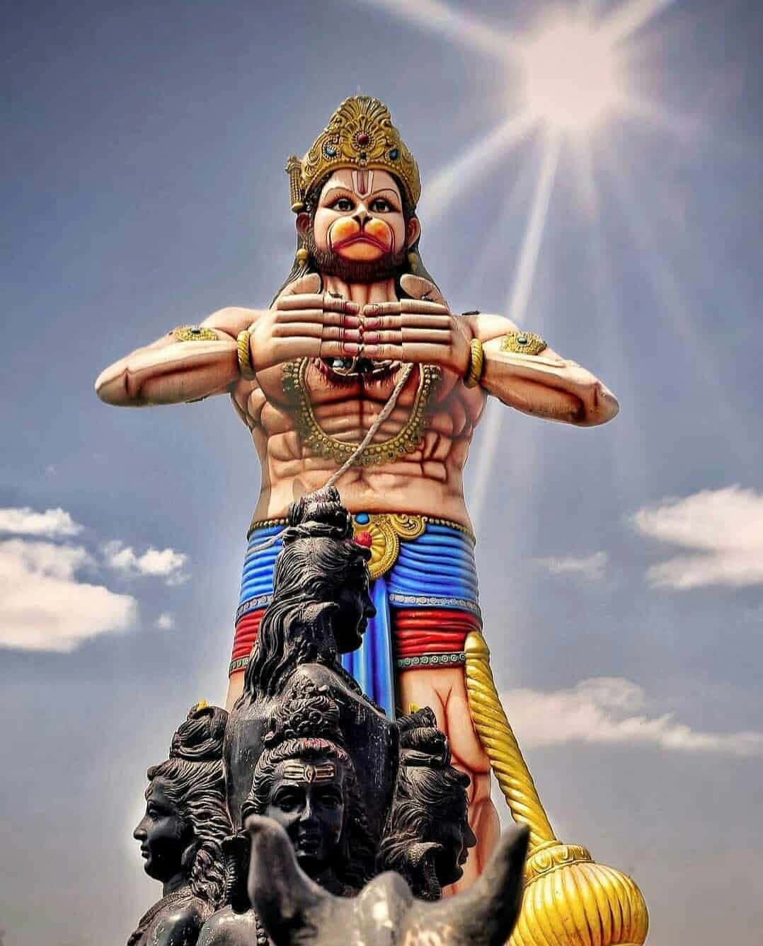 Towering Hanuman Statue Picture