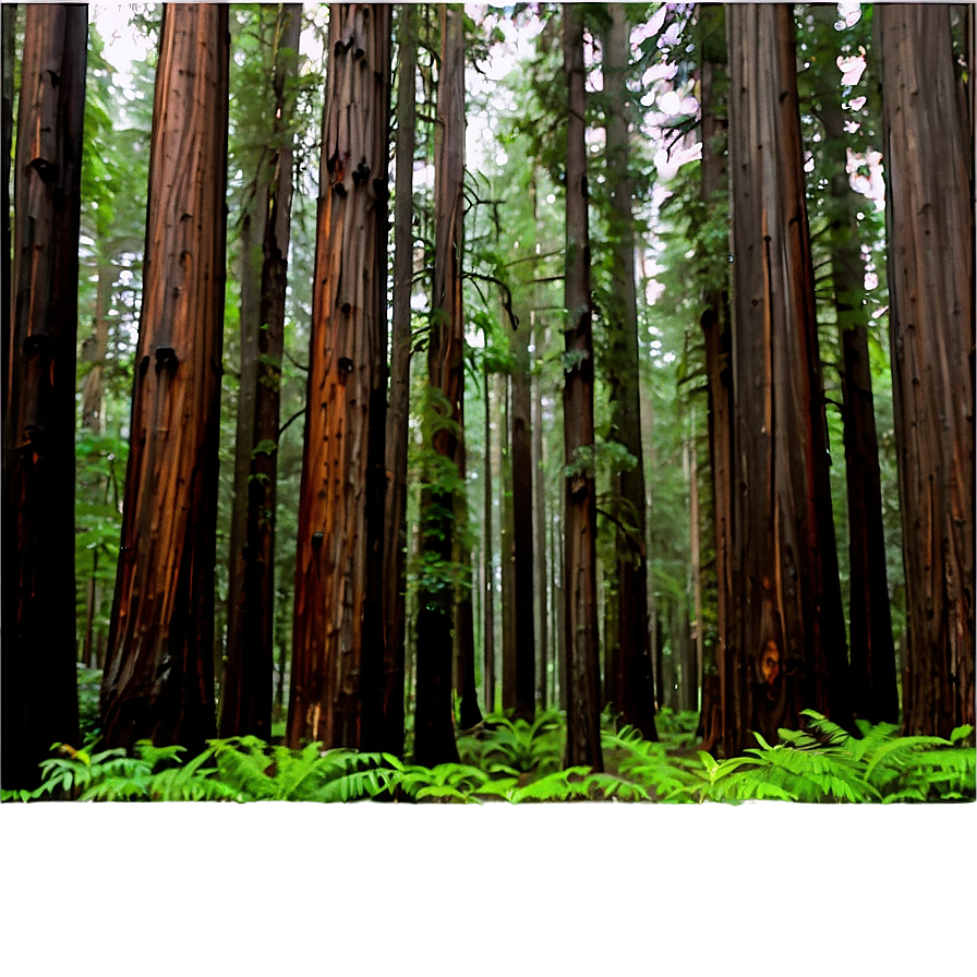 Towering Redwood Forest Photo Png Npu PNG