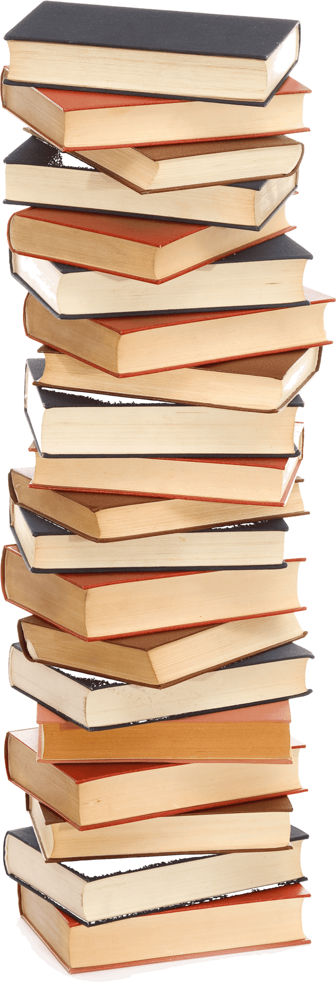 Towering Stackof Books PNG