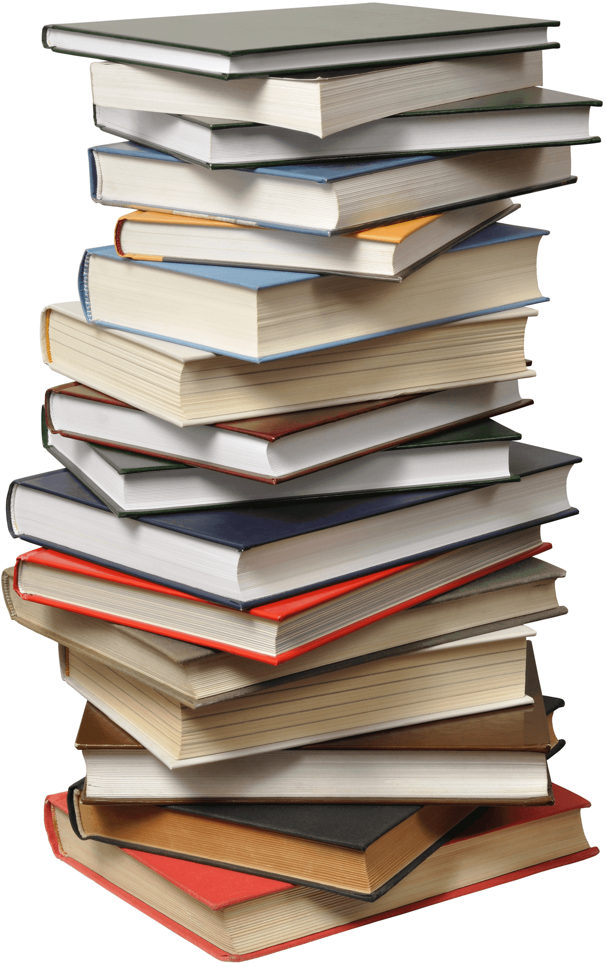 Towering Stackof Books PNG