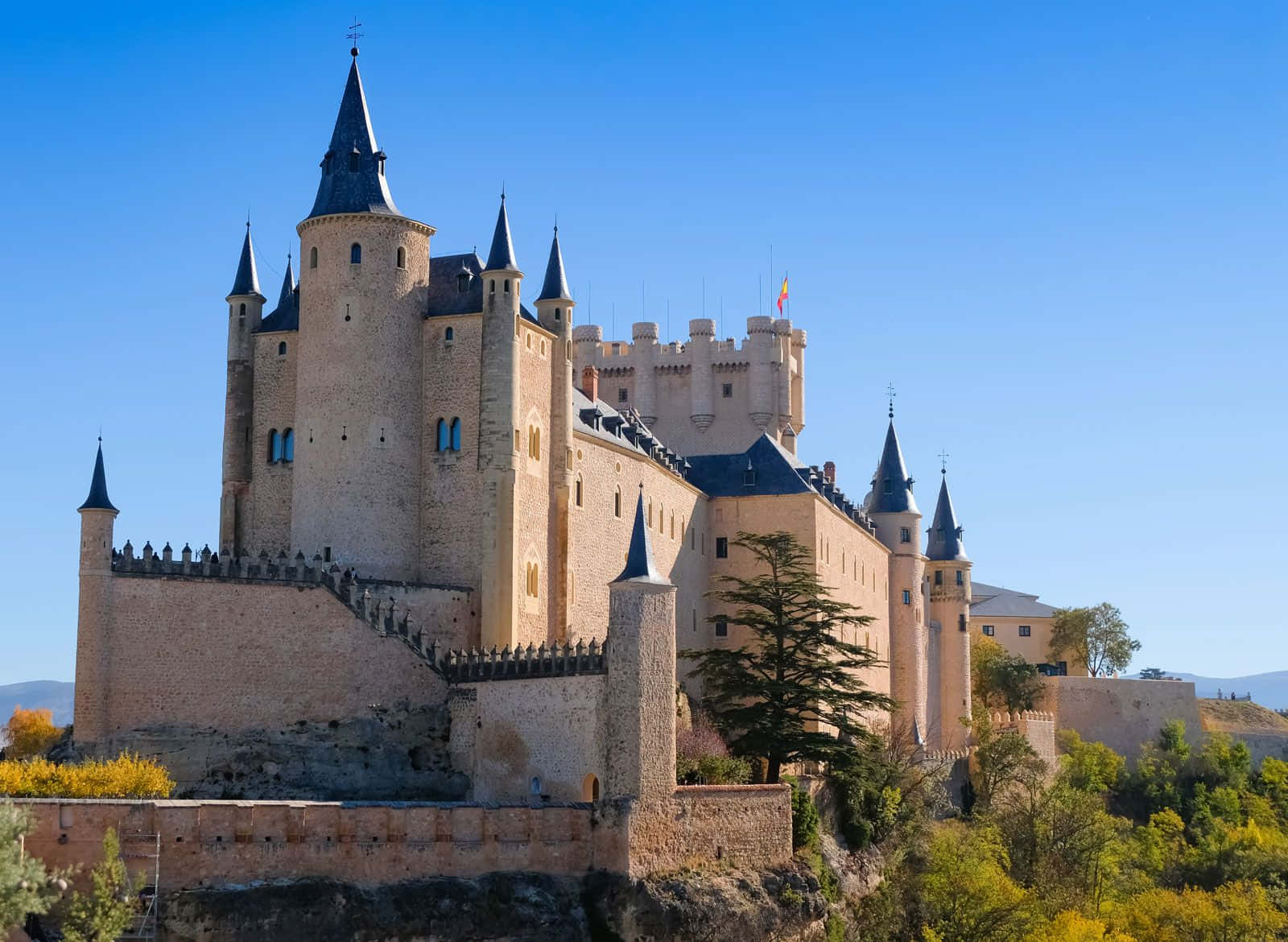 Towers Of Segovia Castle Hd Wallpaper