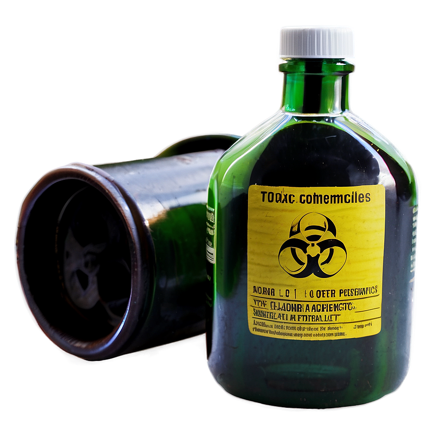 Toxic Chemicals Bottle Png 16 PNG