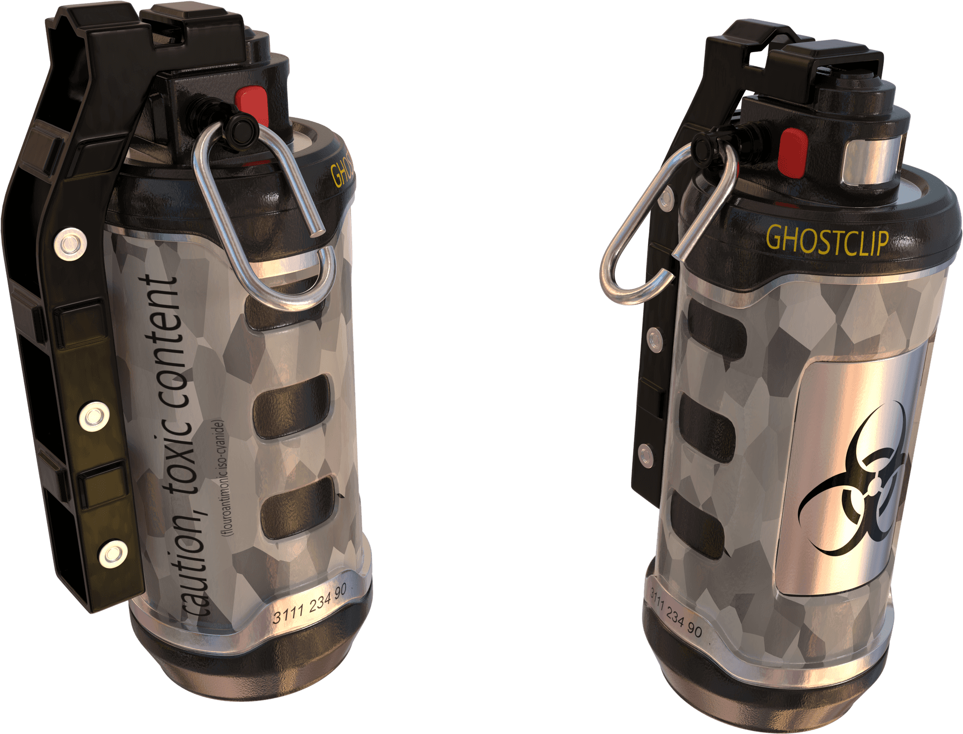 Toxic Content Ghostclip Grenades PNG