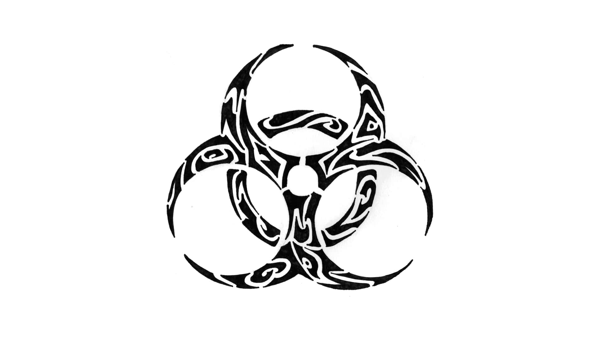 biohazard symbols tattoos