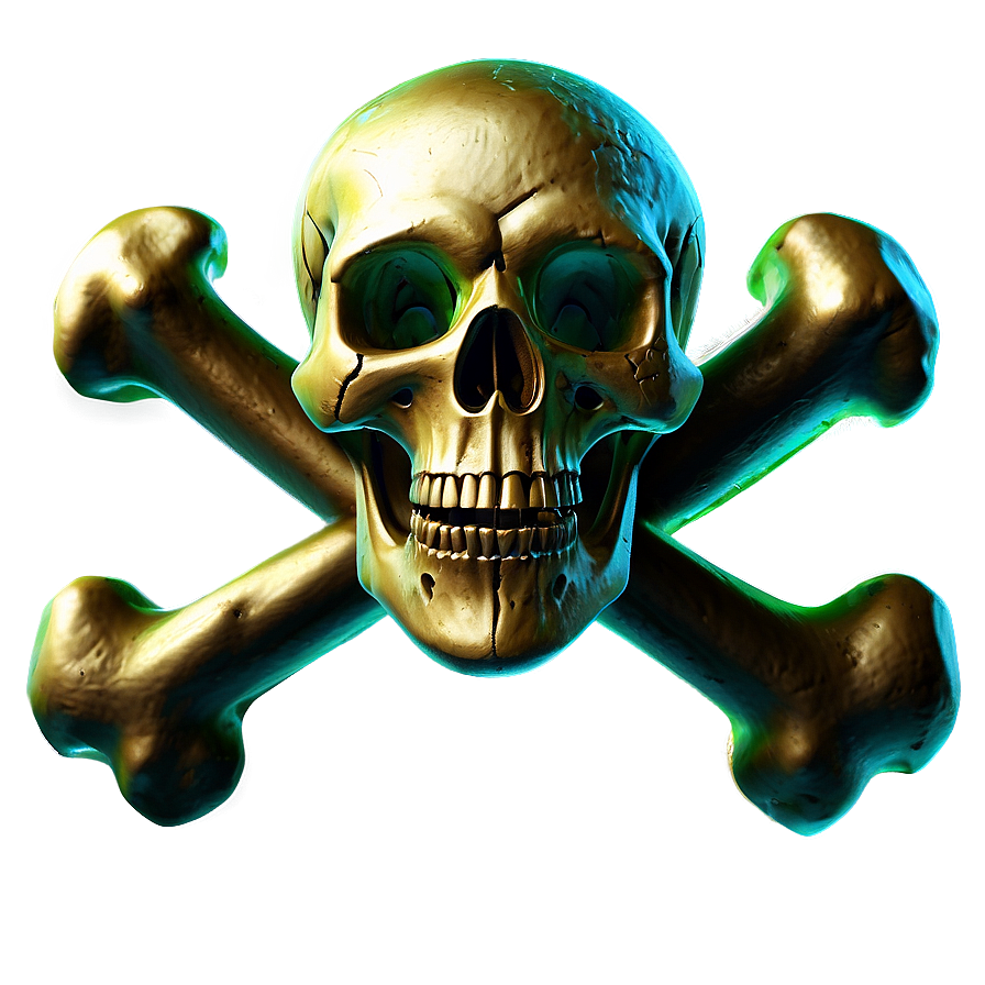 Toxic Skull And Bones Png 87 PNG