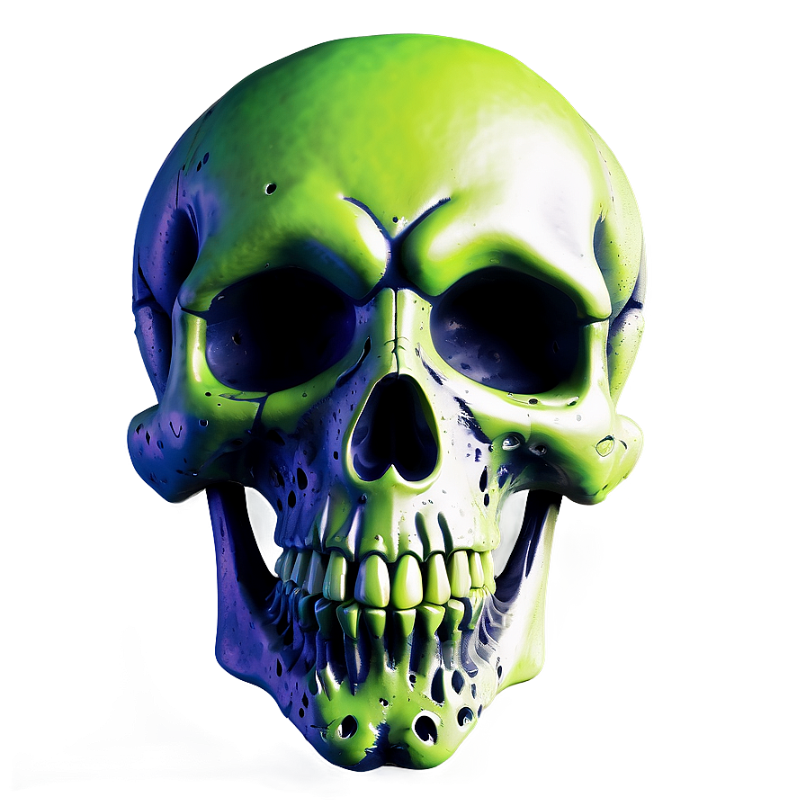 Toxic Skull Logo Png B PNG