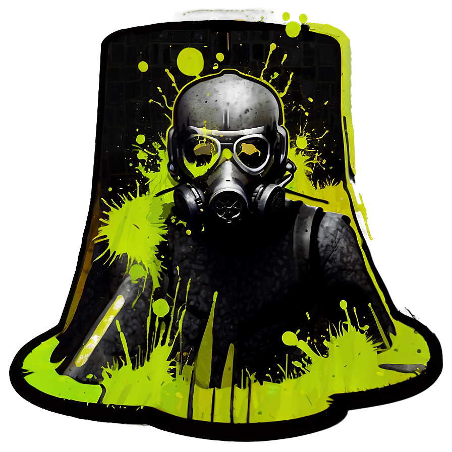 Toxic Splatter Art Png 06202024 PNG