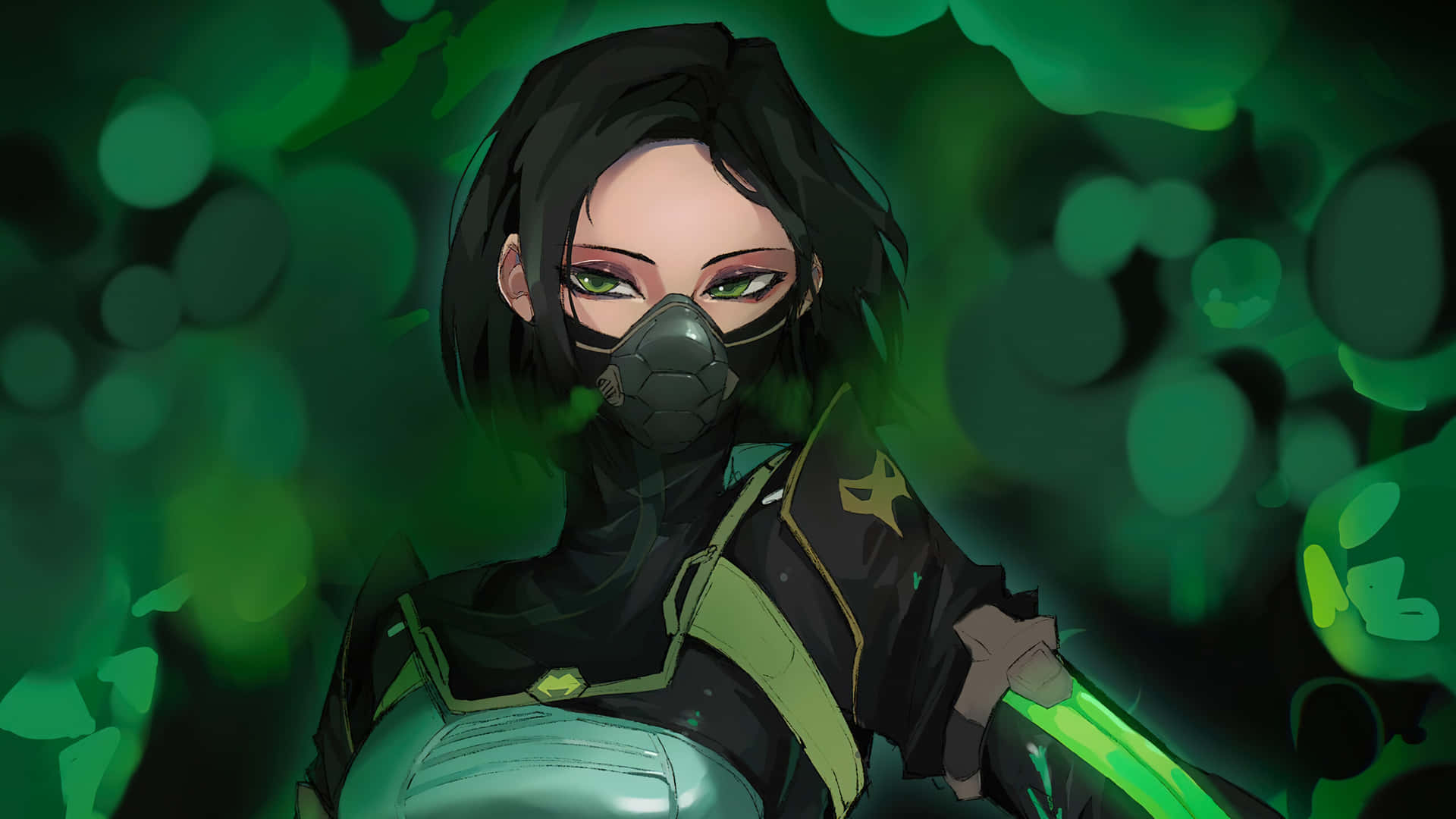 Toxic Vanguard Anime Style Wallpaper