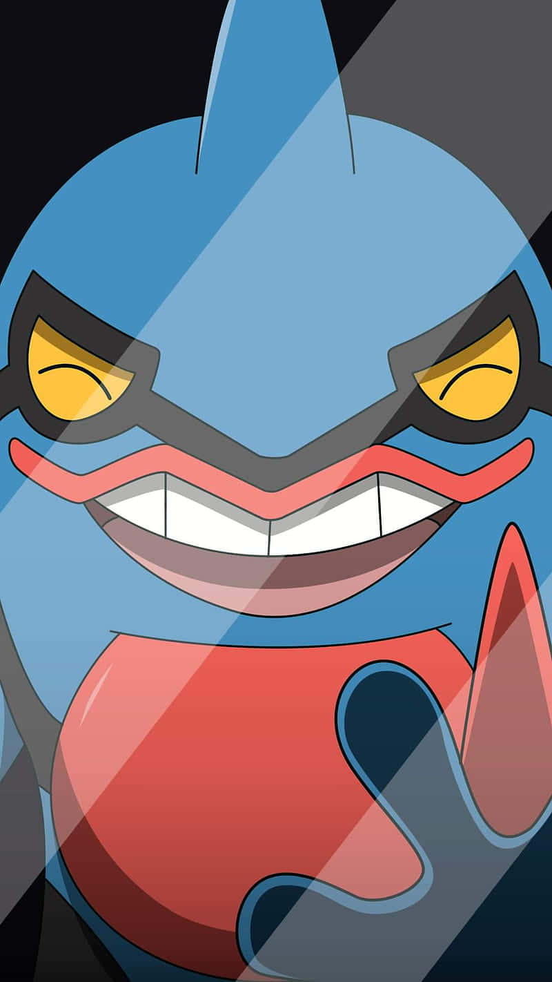 Toxicroak Pokemon Close-up Illustration Wallpaper