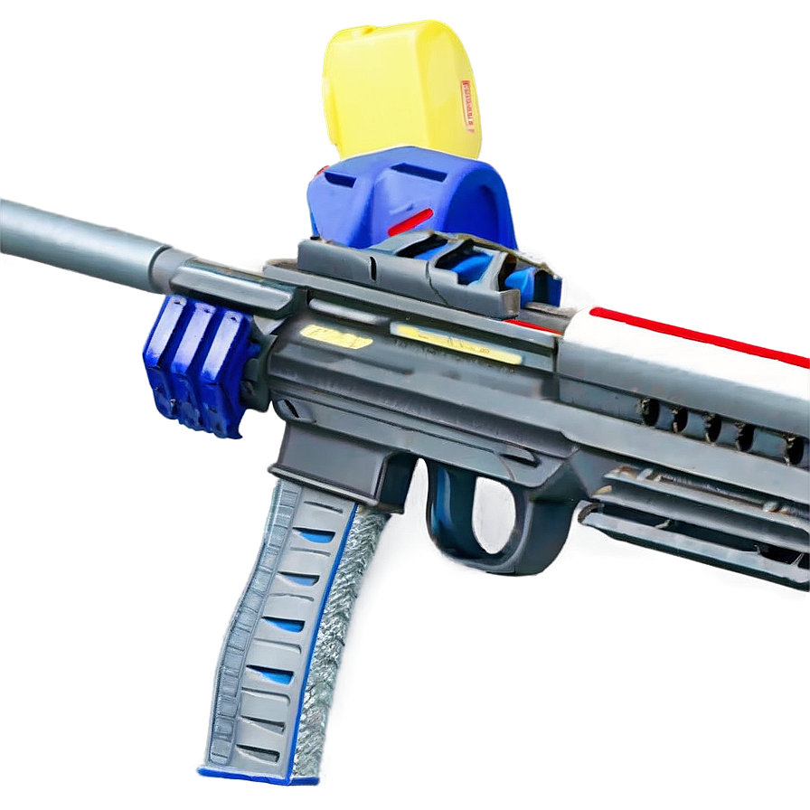 Toy Blaster Colorful Design PNG