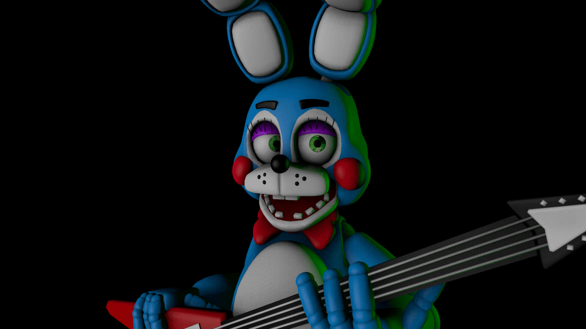 A Bunny Playing A Guitar Wallpaper