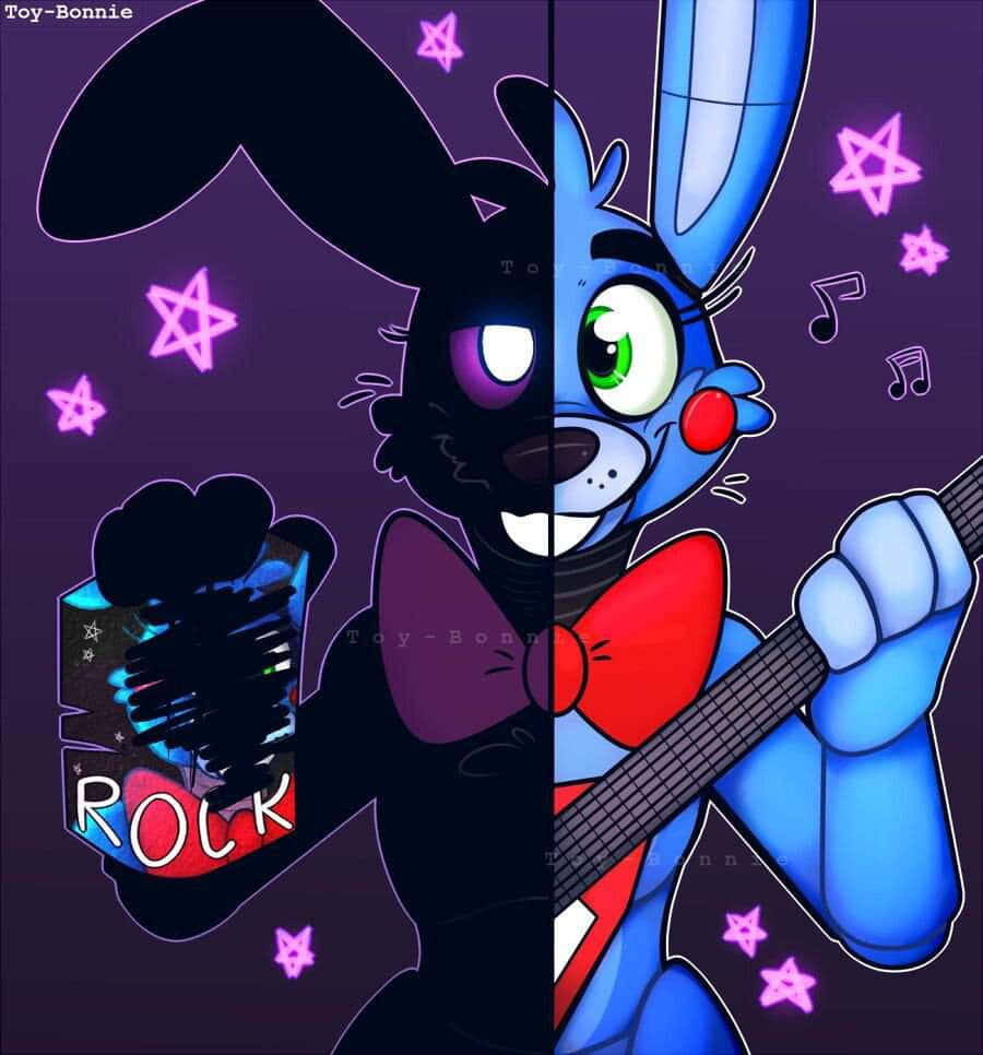 Toy Bonnie The Rabbit Face-Facing Tapet Wallpaper