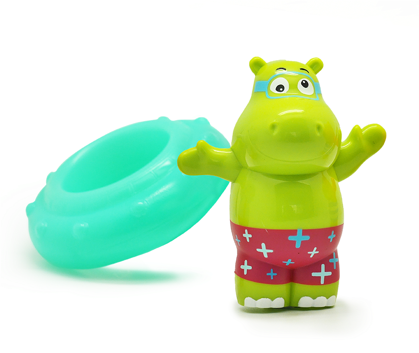 Toy Hippo With Inflatable Ring PNG