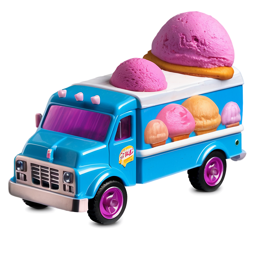 Toy Ice Cream Truck Car Png 54 PNG