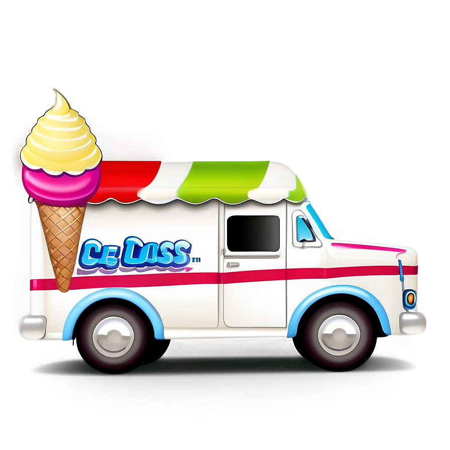 Toy Ice Cream Truck Car Png Cxj PNG