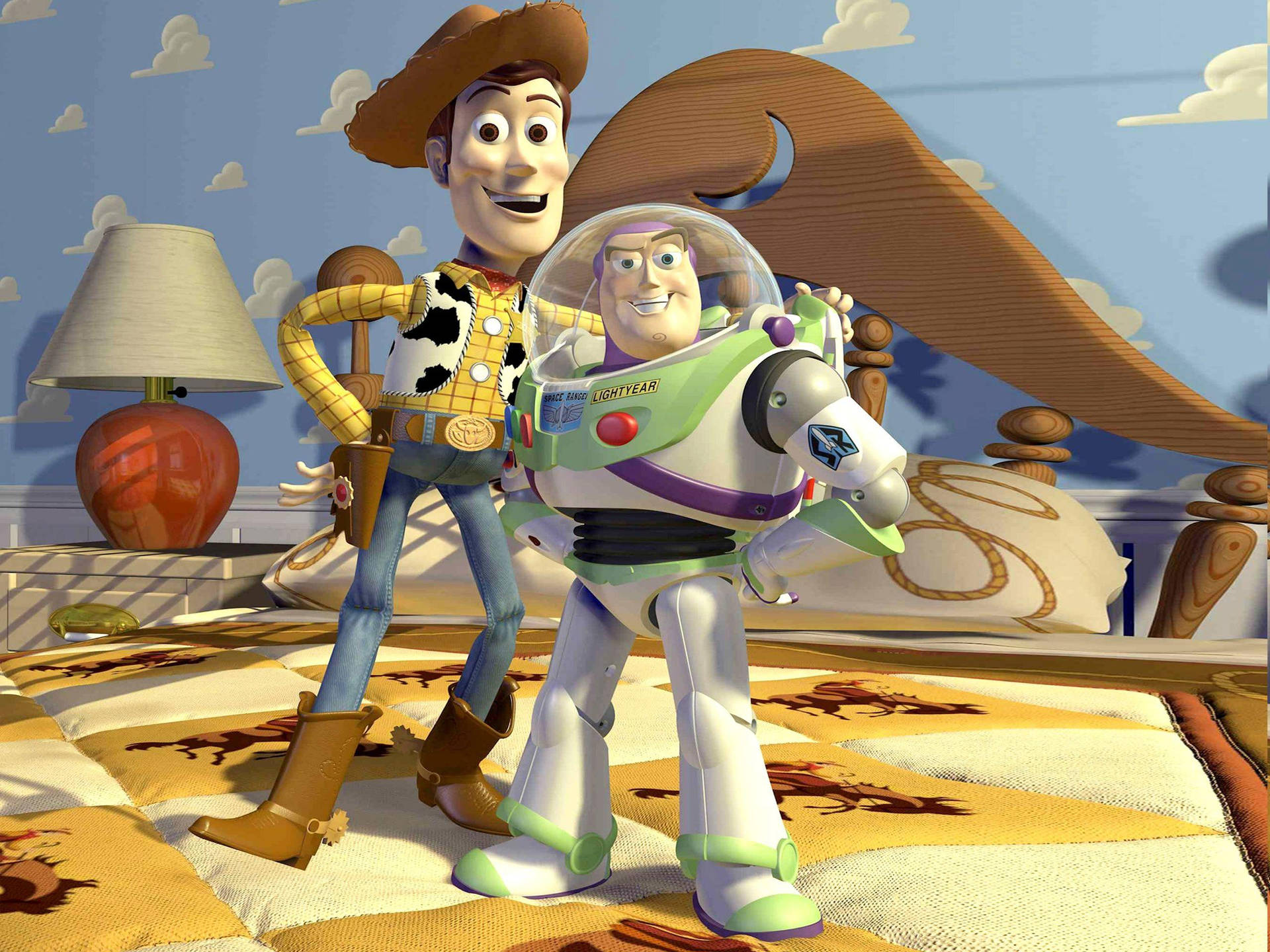 Toy Story 3 Buzz Och Woody Wallpaper