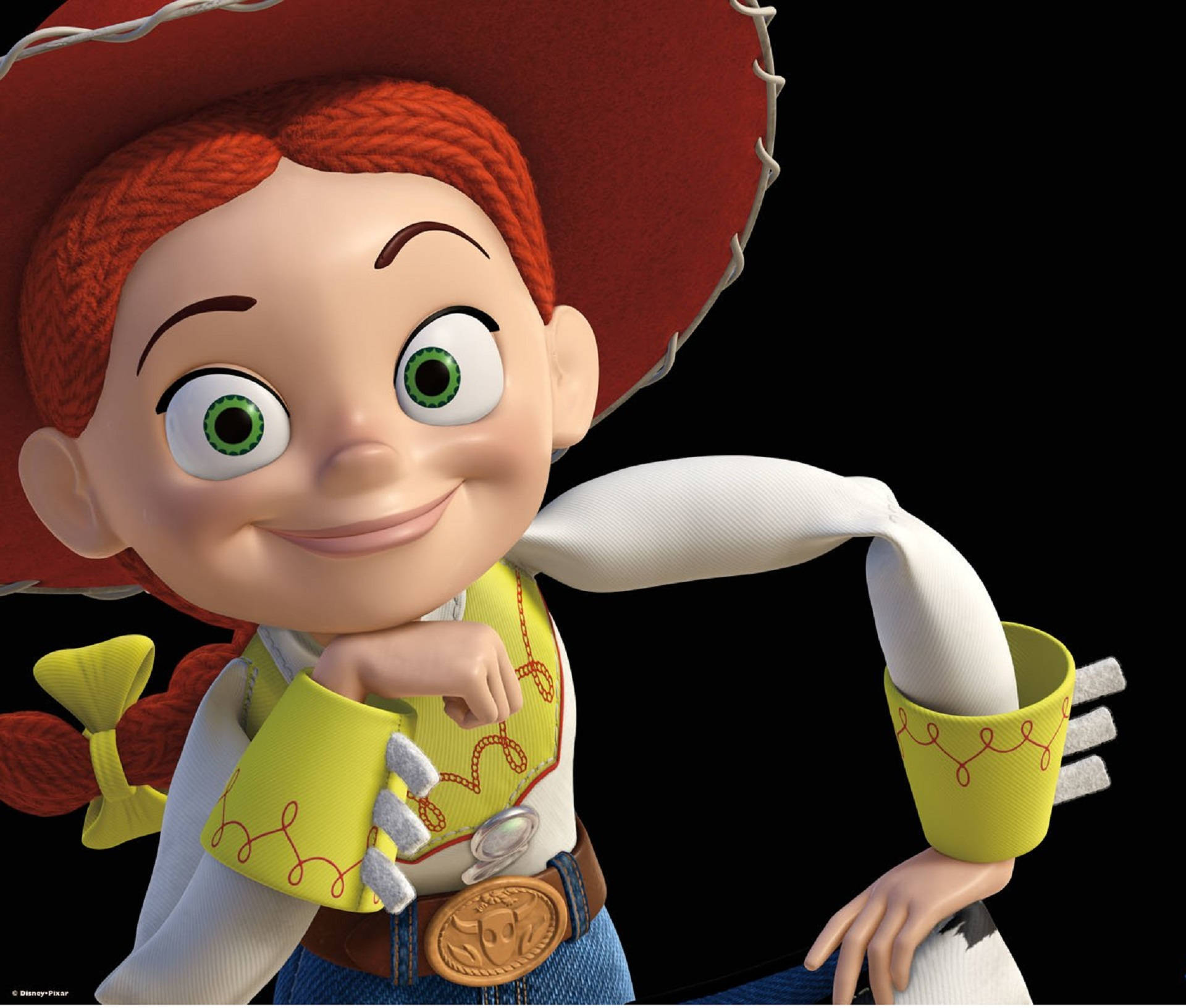 Mural af Toy Story 3 Cowgirl Jessie Wallpaper