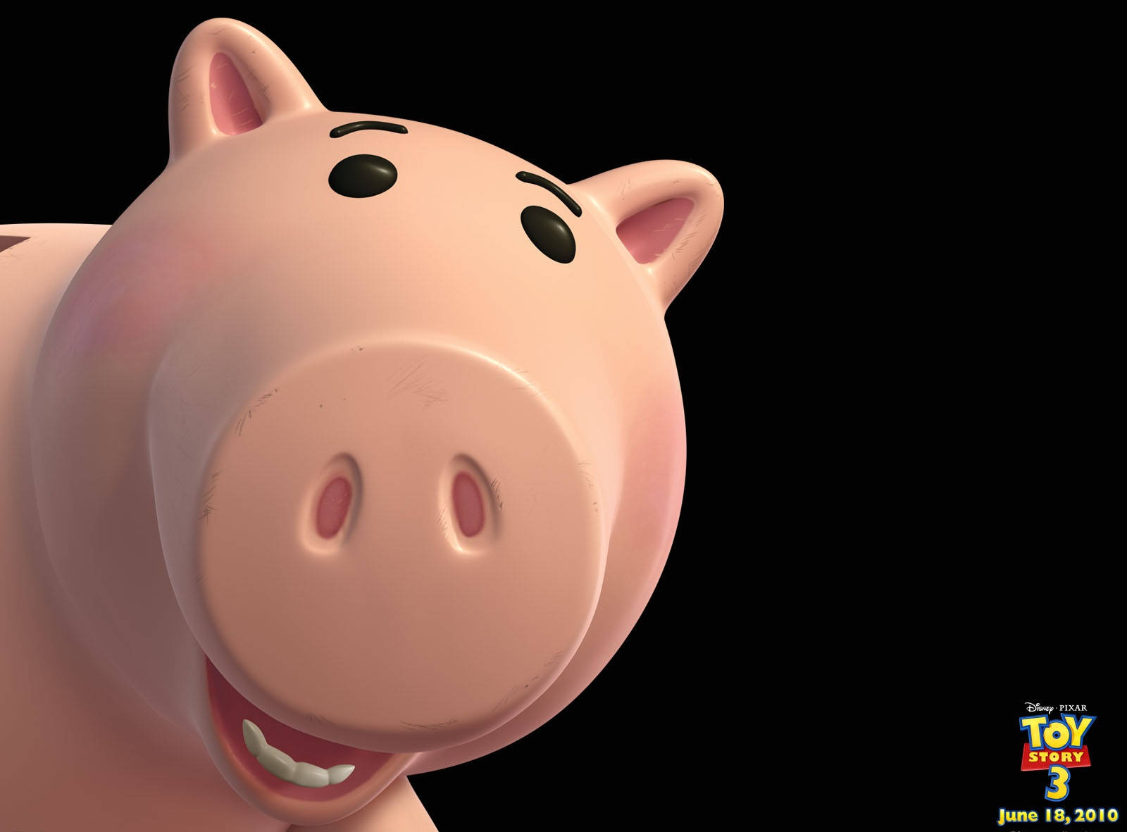 Hamm the Piggy Bank in Toy Story 3 Wallpaper